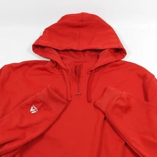 Majestic Therma Based Hooded Fleece Pullover Adult Extra Large A161 (Red) XL