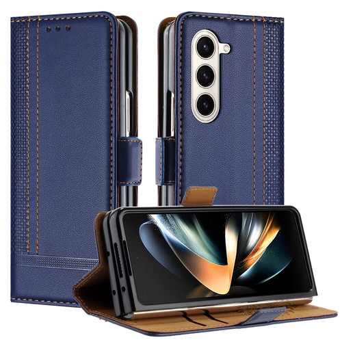 Funda tipo billetera de cuero a prueba de golpes para teléfono Samsung Galaxy Z plegable 6/5/4 - Imagen 2 de 53