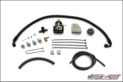 #ad #ad AMS Performance For 08 15 Mitsubishi EVO X Fuel Pressure Regulator Kit Black $538.99