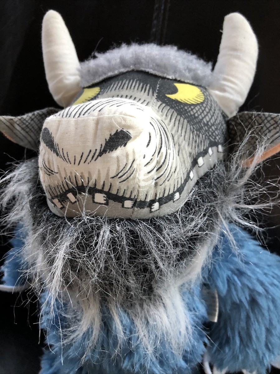 VTG Plush Maurice Sendak WILD THINGS 14” 1980 Blue Monster VTG Plush Maurice Sendak WILD THINGS 14” 1980 Blue Monster