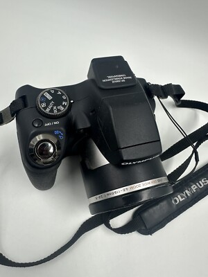 Olympus SP Series SP-590 UZ 12.0MP Digital Camera - Black Olympus SP Series SP-590 UZ 12.0MP Digital Camera - Black