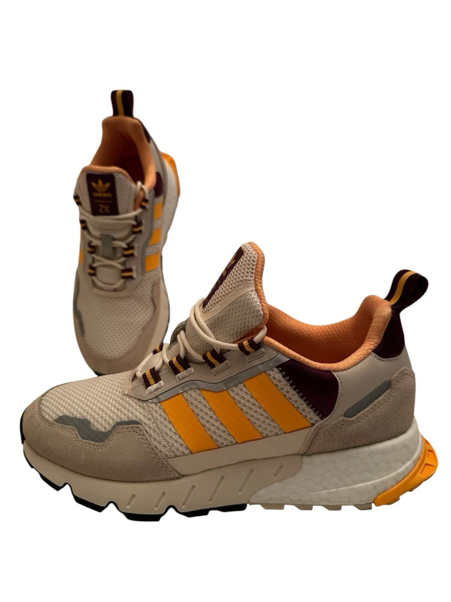 Adidas ZX 1K Boost Wonder White Solar Gold W for sale | eBay