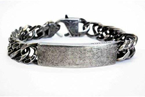 Bracelet gourmette Homme Police en Acier inoxydable Gris anthracite 49,90 € NEUF - Foto 4 di 7