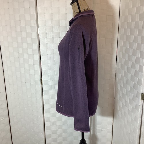 eddie bauer purple fleece sweatshirt small - Picture 5 of 7