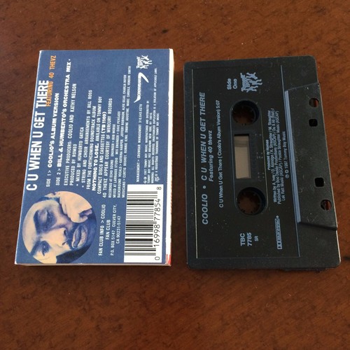 Coolio C U When U Get There Single Pre-Owned Cassette Music Tape Rap - Picture 2 of 3