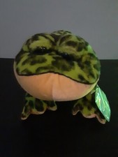 Webkinz ~ Bull Frog Beanie ~ Stuffed Animal ~ GANZ ~ Pre-Owned