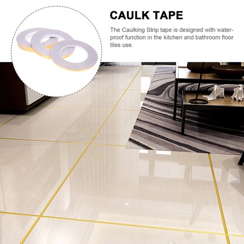 3 Rolls Beautiful Seam Stickers Caulking Sealing Tape Floor Tiles - Picture 10 of 12