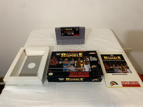 WWF Royal Rumble Super Nintendo SNES - (fast CIB) 1-Besitzer / siehe Bilder!!!