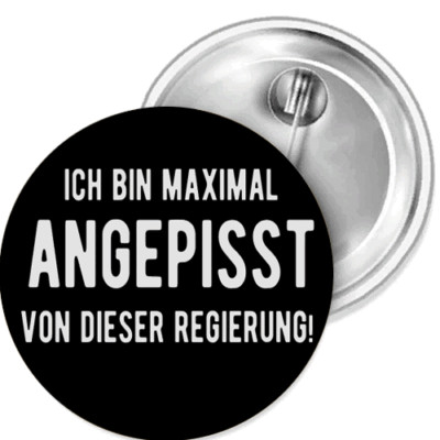 I'm Maximized Pissed By Button Badge Sticker Car Magnetic Patch
