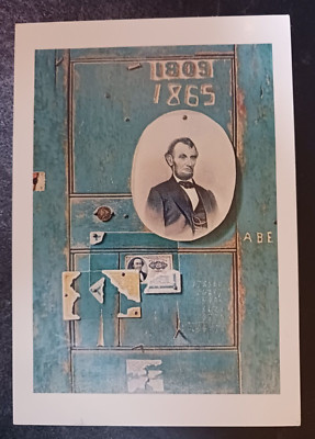 postcard John F PETO Reminiscences of 1865 painting art unposted