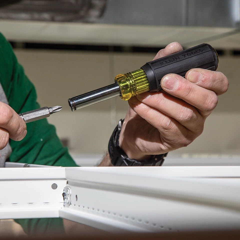 Klein Tools 32500MAG Magnetic Multi-Bit Driver / Nut Driver, 11-in-1 Multi-Tool - Image 4 of 4