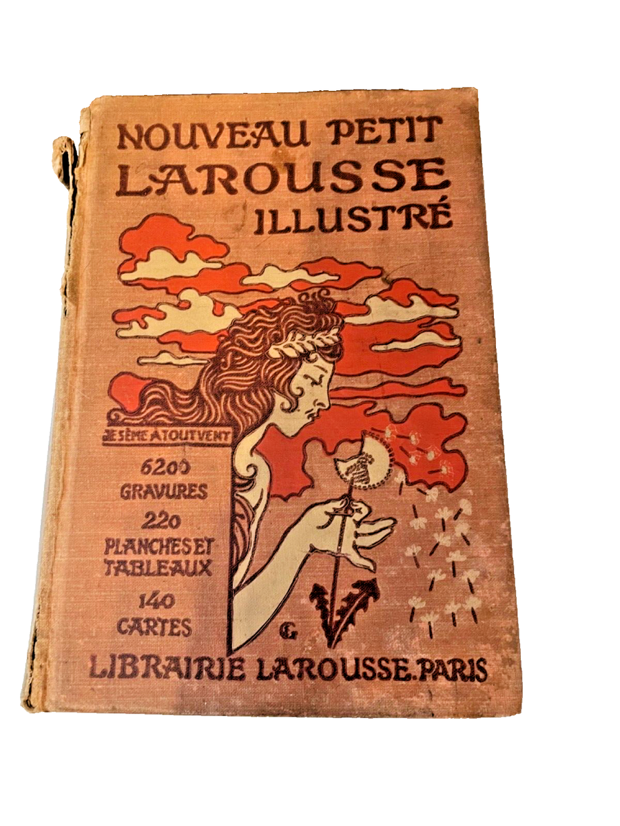 辞典 フランス語 プチ・ラルース Petit Larousse 1973 Antique 1930 Nouveau Petit Larousse Illustre Dictionary French