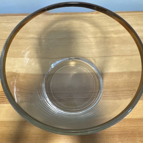 MCM Mid Century Modern Gold Rimmed Ice Bucket Jeannette Glass Culver Hazel Atlas - Picture 8 of 13