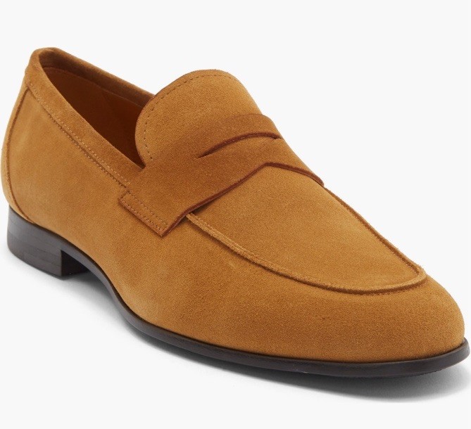 MEN'S LOAFERS  MAGNANNI Tavarez Penny Loafer - BROWN / SEGALE SUEDE