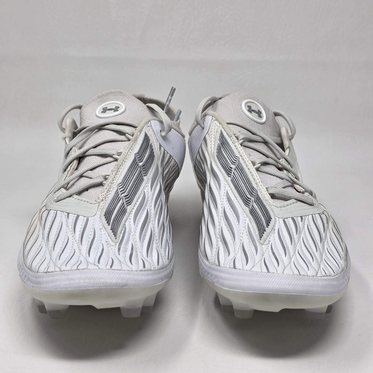 Under Armour Magnetico Elite 4 FG Soccer White Gray 3027700-100 Men’s Size 8 New Magnetico Elite 4 FG  main image 2