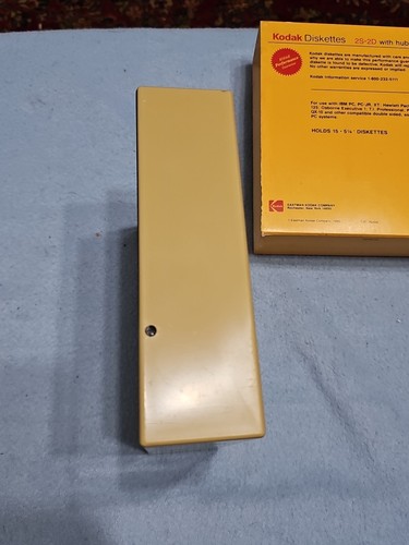1986 10 Kodak 2S - 2D 5 1/4 Disketten doppelseitige Double Density Floppy + Halter - Bild 13 von 15
