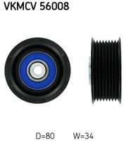 SKF Umlenk-/FüHrungsrolle, Keilrippenriemen Vkmcv 56008