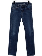 Uniqlo Women's Jeans W 26 in; L 33 in Blue Cotton with Elastane Skinny