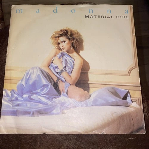 Madonna - Material Girl 1985 UK 7" Single Vinyl Record Sire Vintage W9083