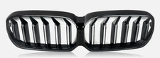 NEW 2021-2023 BMW G30 G31 530i 540i Dual Slats Front Kidney Grille Gloss Black