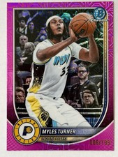 2025-26 Bowman Chrome Myles Turner Pink Refractor /199 #BCV-161