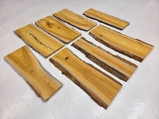 15" Set Of 8 Osage Orange Live Edge Lumber Wood Kiln Dried Board Slab