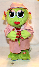 Gemmy Frogz Rap It Ribbet Plush Frog Singing Valentine It's Raining Men Tested