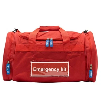 Emergency Kit Grab Bag Red Empty With Shoulder Strap Large Size 50x28x28cm - Image 1 of 2