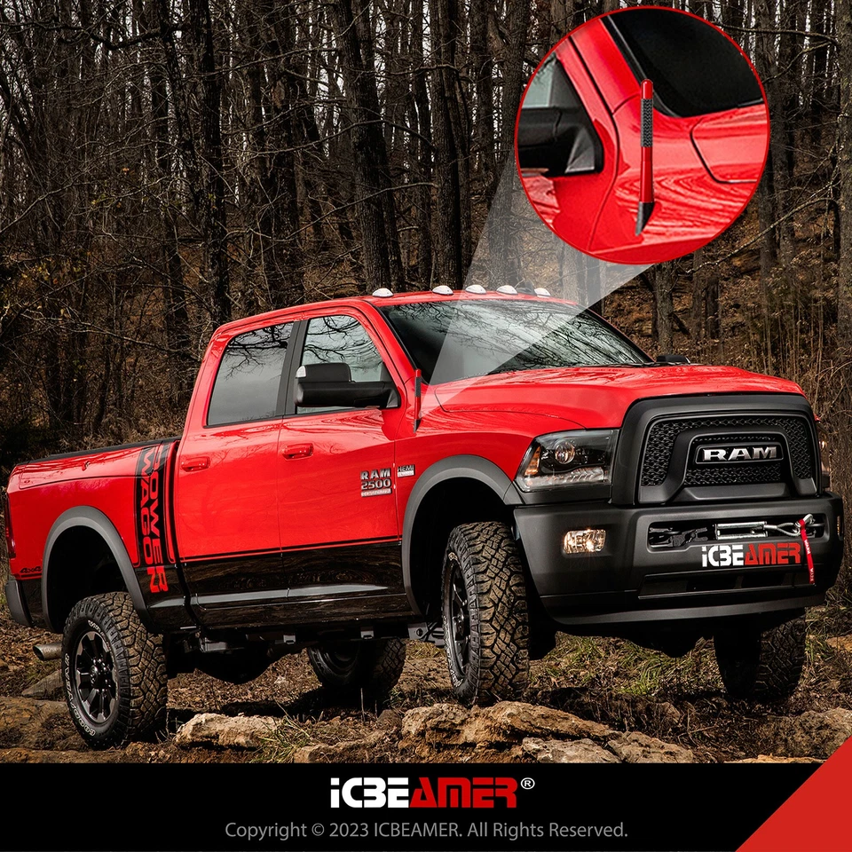 Antena roja universal corta JDM 5" Stubby fibra de carbono aluminio auto coche F938 Foto 4 de 4