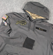 Buffalo Bills Salute to Service Nike Hoodie Mens Medium Military Veterans NFL