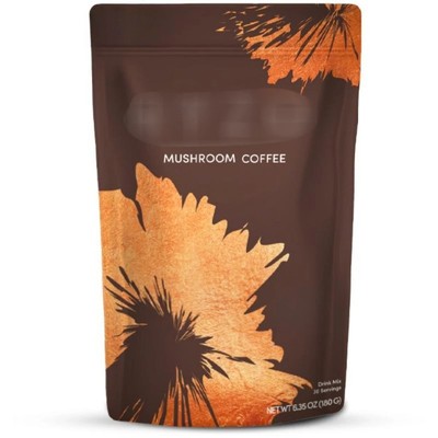 RYZE Mushroom Coffee USDA Organic Instant Coffee for Energy, 30ct,No spoon