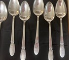 A lot of Six Roger’s Brothers 1847 Silver Plate 6” Tea Spoons  — photo 1