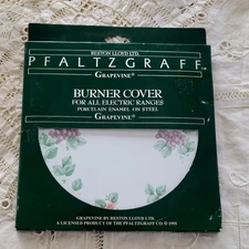1 Pfaltzgraff GRAPEVINE  Metal Stove Burner Cover Unopened NOS