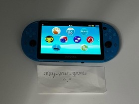 Sony PlayStation PS Vita Slim PCH 2000 Aqua Blue Console w Box - SHIP IN 1-DAY