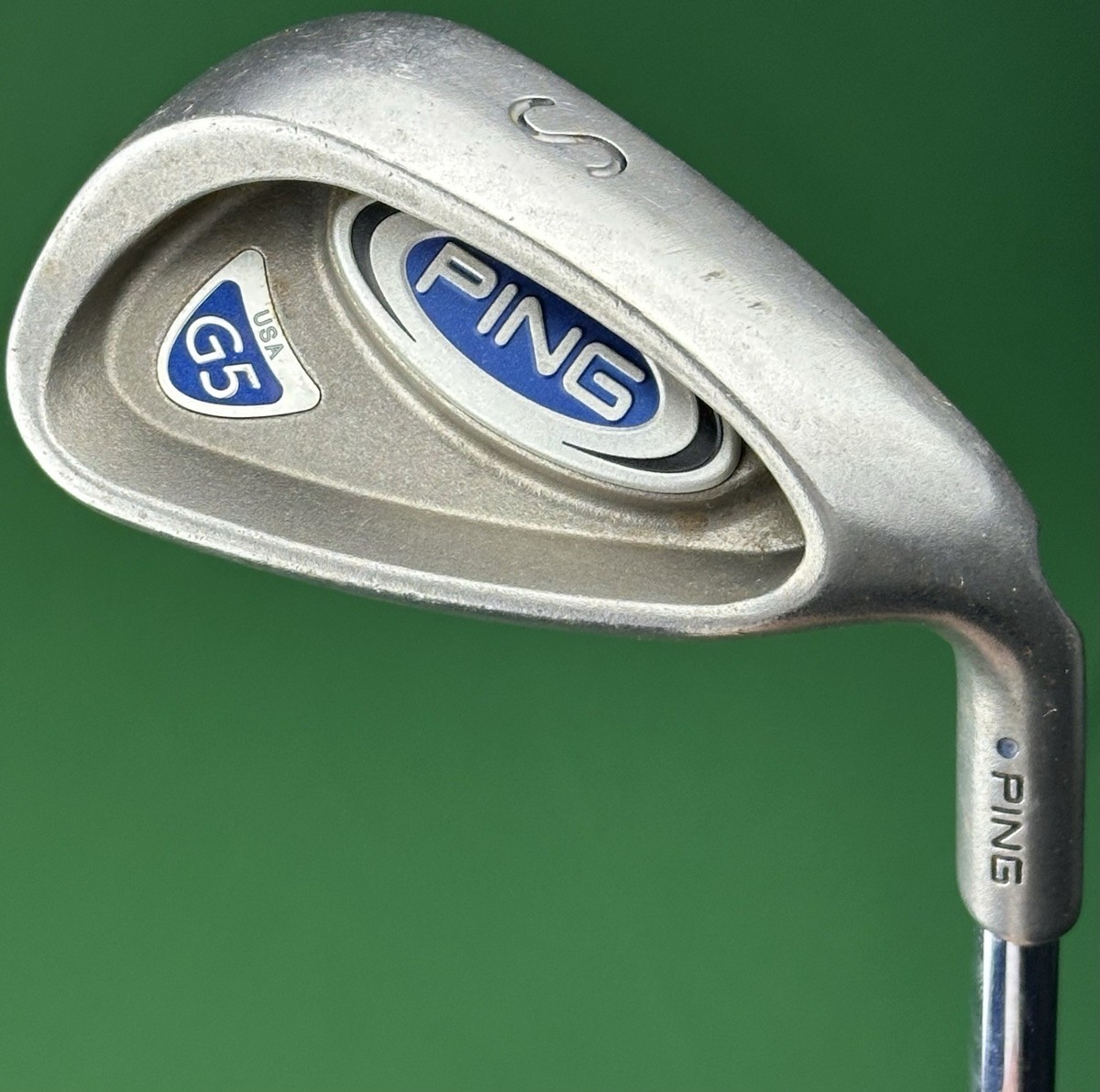 PING G5 Blue Dot Sand SW Wedge Steel Cushin Stiff Flex Right Hand