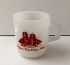 Vintage Boston Tea Party Coffee Tea Mug Ship Galaxy Milk Glass  USA