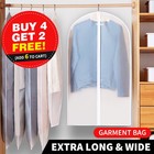 Dustproof Storage Bag Garment Dress Cover Suit Clothes Coat Jacket Protector