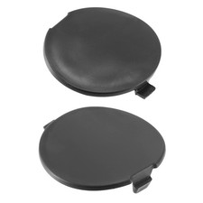 ACROPIX Car Rear Left Right Bumper Towing Tow Eye 2.24"x2.17"x0.43", Black