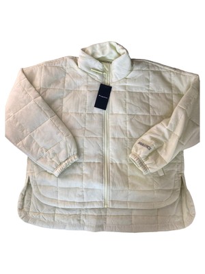 Fabletics Damen Steppjacke Gr. 36/S Beige Casual Jacke