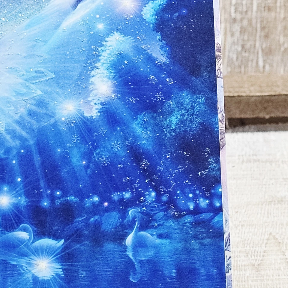 Leanin Tree Birthday Greeting Card Odette Blue Dancing Fairy Glitter - Image 3 of 4