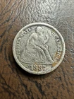 1887 Seated Liberty Dime Philadelphia Mint