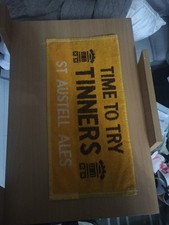 Vintage Time to Try Tinners St Austell Ales Tea Towel Cotton Cornwall