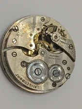 STRATFORD LANGENDORF SWISS POCKET WATCH MOVEMENT 6j 39mm For Parts Repair 