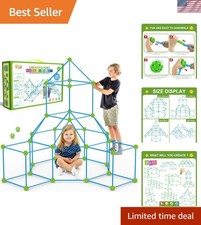 Fort Building Kit for Kids,STEM Construction Toys, Educational Gift for 3 4 5...