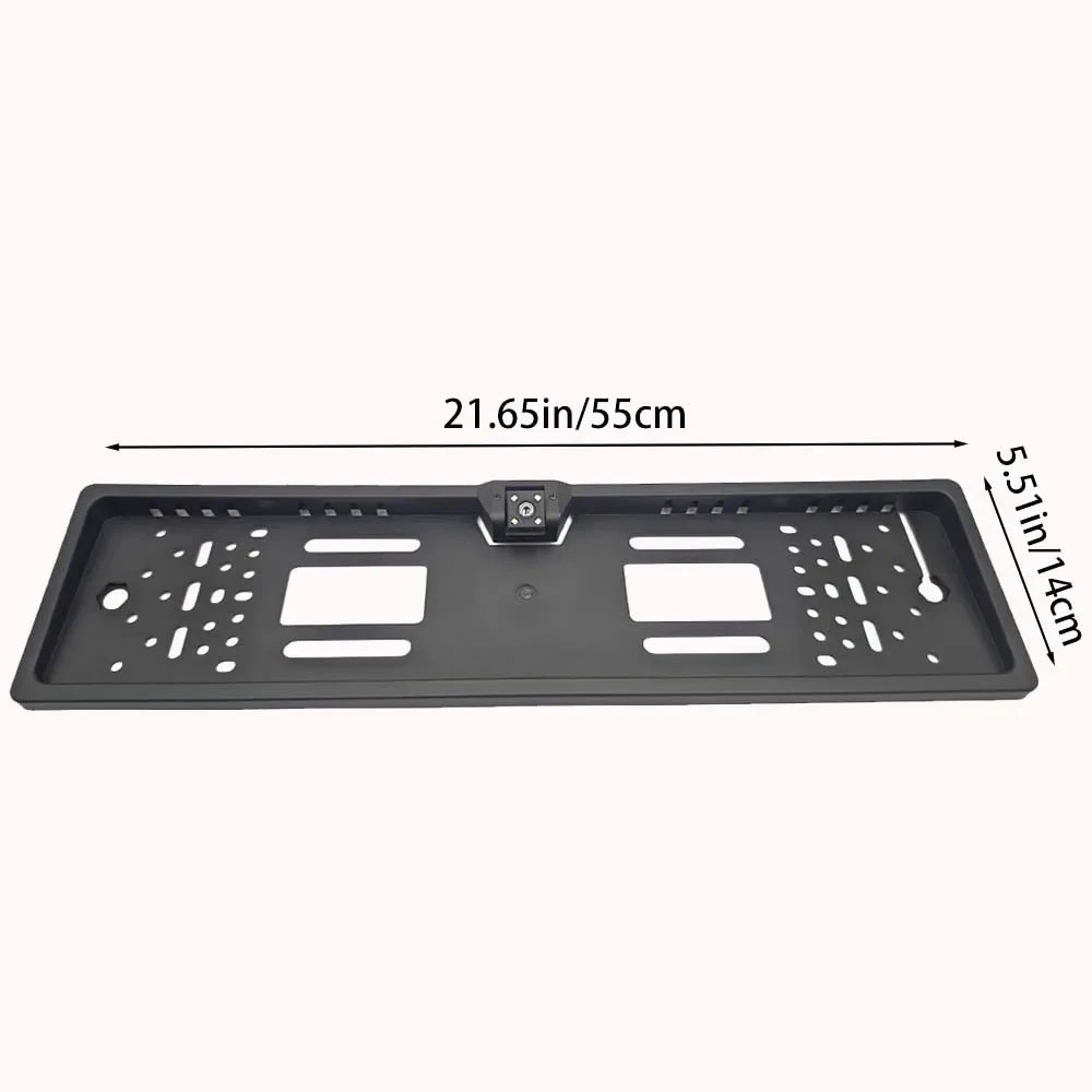 Portatarga con Telecamera Retromarcia 170° 12 LED Notturna Sicurezza Auto Suv - Miniatura 2