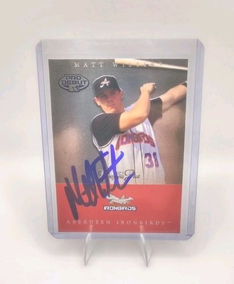 Matt Wieters Signed IP 2007 Tristar Prospects Plus Rc Rookie Card Auto