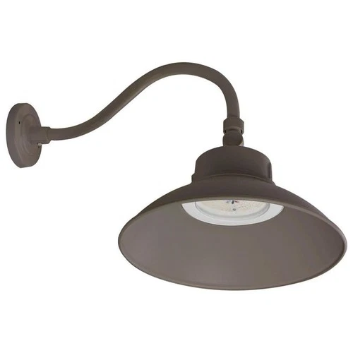SATCO NUVO 65-662 Gooseneck LED 30W/40W/50W  120-227V Bronze with Photocell CCT - Picture 1 of 19