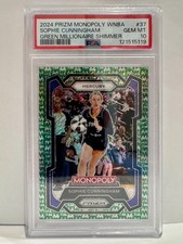 SOPHIE CUNNINGHAM 2024 WNBA PANINI PRIZM GREEN MILLIONAIRE SHIMMER PSA 10 09/20