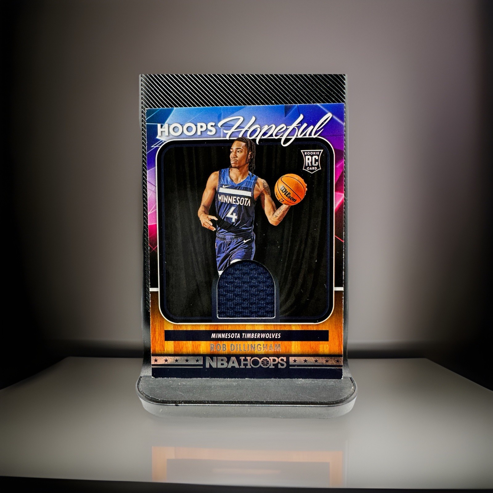 2024-25 Panini NBA Hoops Rob Dillingham Hopeful Patch RC #HHM-RDT T-Wolves