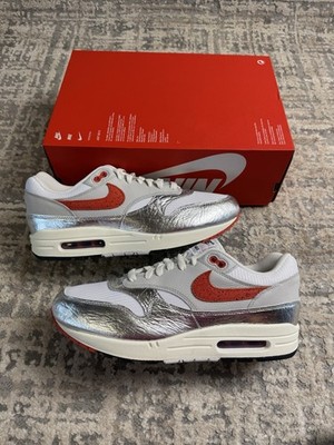 Größe 9 - Nike Air Max 1 Premium SE Hot Sauce Chilli White Chile Red HF7746-100